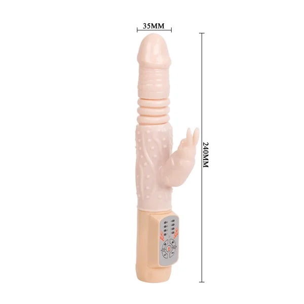 Dương Vật Giả Hot Bunny Rung Thụt 12 Chế Độ Tỏa Nhiệt 48°C