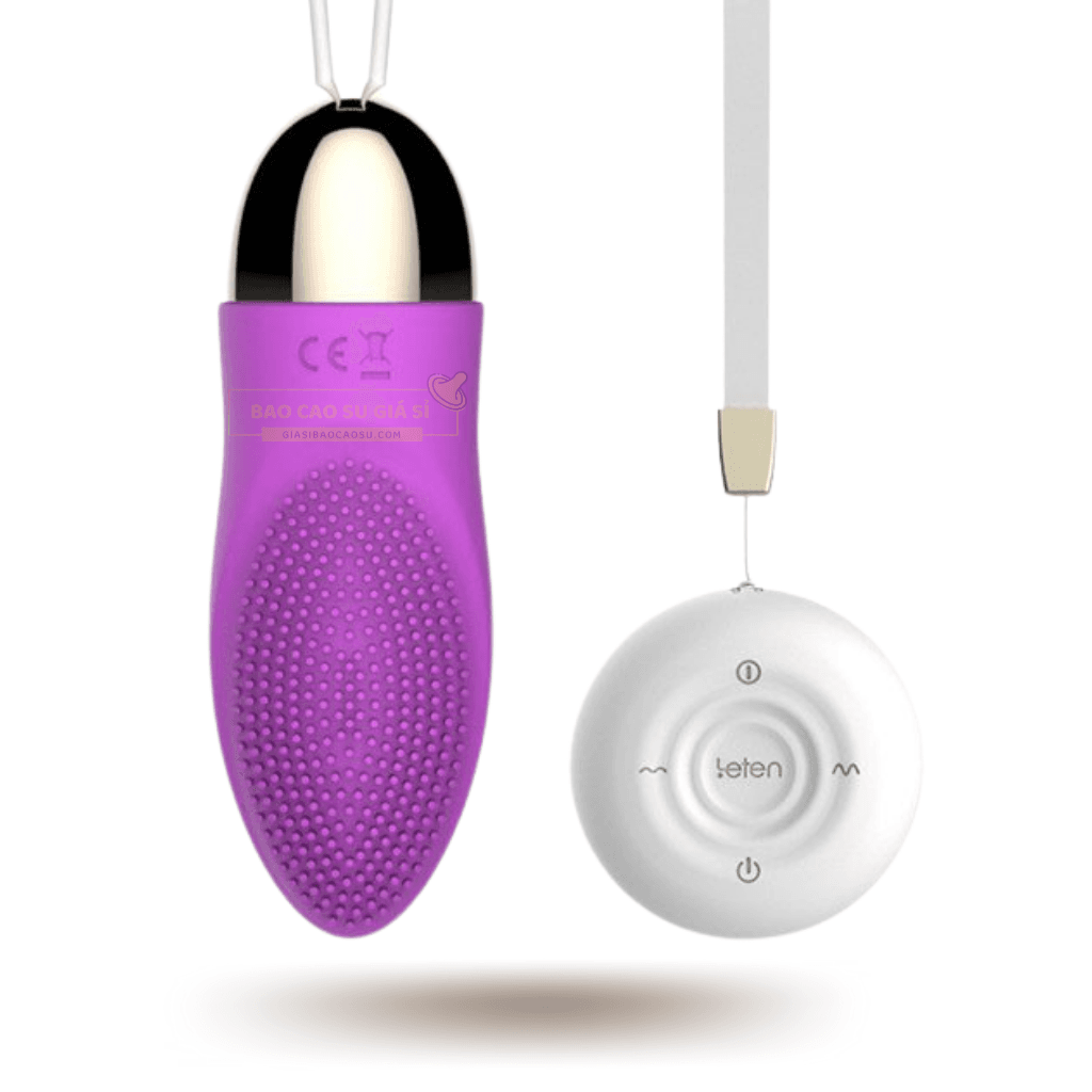 Trứng Rung Leten Brush Cao Cấp Massage Điều Khiển Từ Xa Không Dây Sạc USB