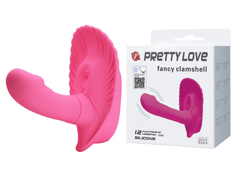 Dương Vật Giả Pettylove Fancy Clamshell Điều Khiển Từ Xa 30 Chế Độ Rung