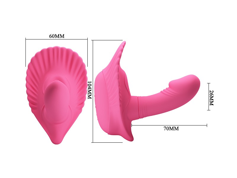 Dương Vật Giả Pettylove Fancy Clamshell Điều Khiển Từ Xa 30 Chế Độ Rung