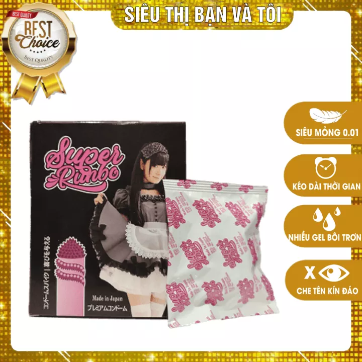 Bao Cao Su Đầu Gai Chôm Chôm Super Runbo 2s