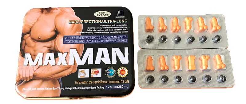 MaxMan USA 2600mg 24 Viên Chính Hãng