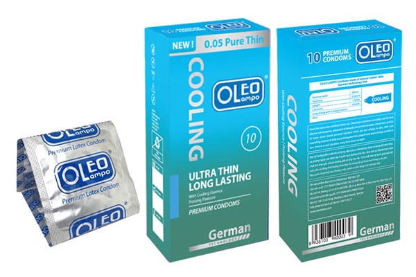 Bao Cao Su Oleo Cooling Ultra Thin Long Lasting