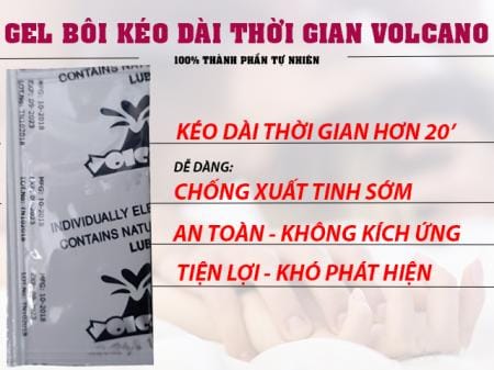 Gel Volcano - Kéo Dài Thời Gian