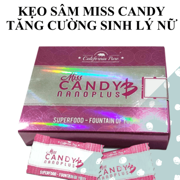 Kẹo Miss Candy B Nano Plus Mỹ Chính Hãng Cho Phái Nữ