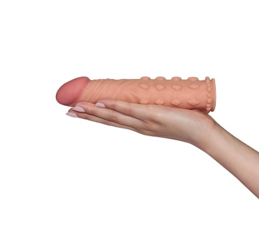 Bao Cao Su Đôn Dên 5cm Cao Cấp Pleasure X-Tender Series Lovetoy (Tím MS4)
