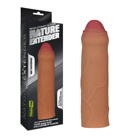 Bao Cao Su Đôn Dên 2.5cm Siêu Mềm Nature Extender Lovetoy (MS2)