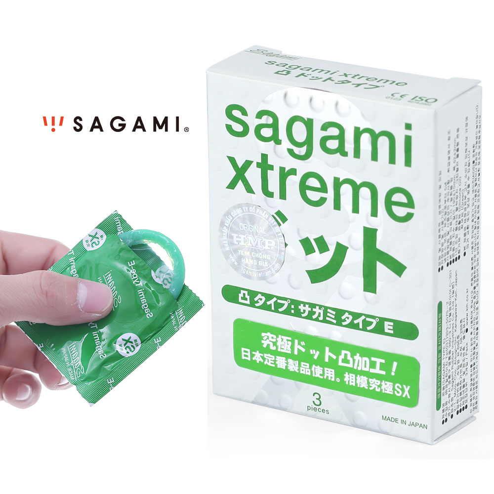 Bao Cao Su Sagami Xtreme Dots Type – Có Gân, Gai