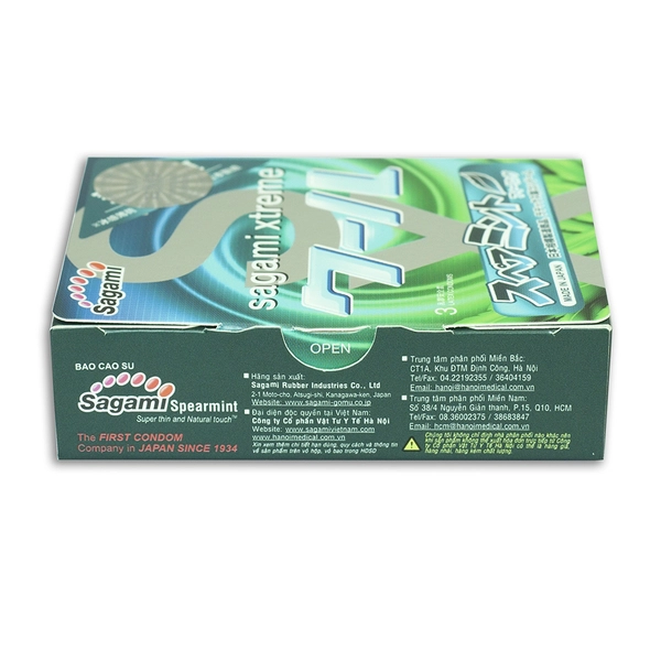 Bao Cao Su Sagami Xtreme Spearmint