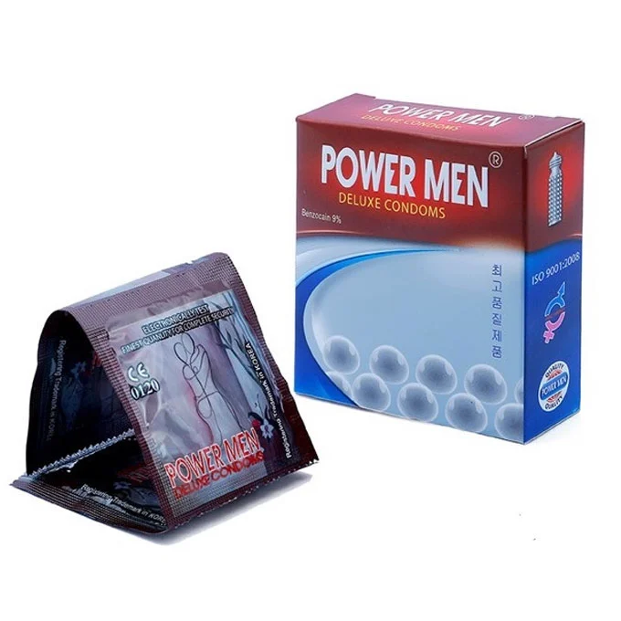 Bao Cao Su Power Men Ngọc Trai Gân, Gai, Bi, Kéo Dài Thời Gian