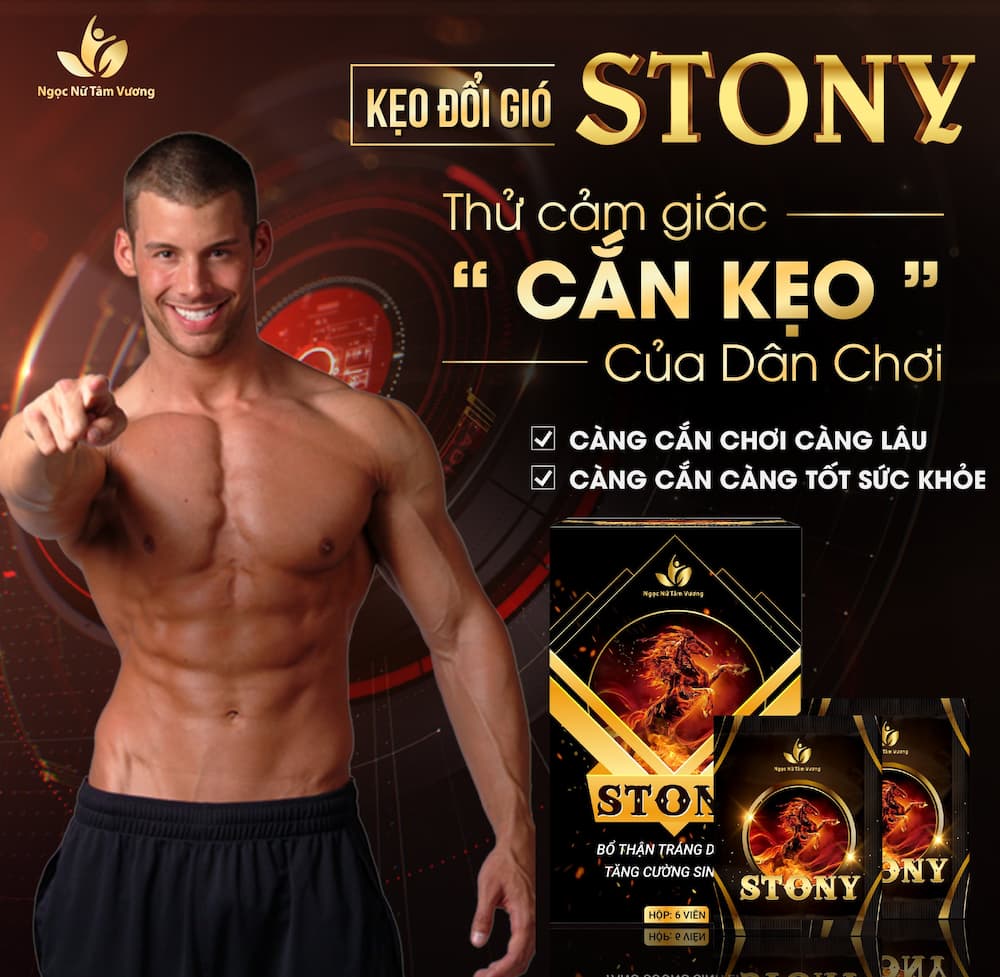Kẹo Stony, Kẹo Ngậm Chính Hãng - Hộp 8 viên