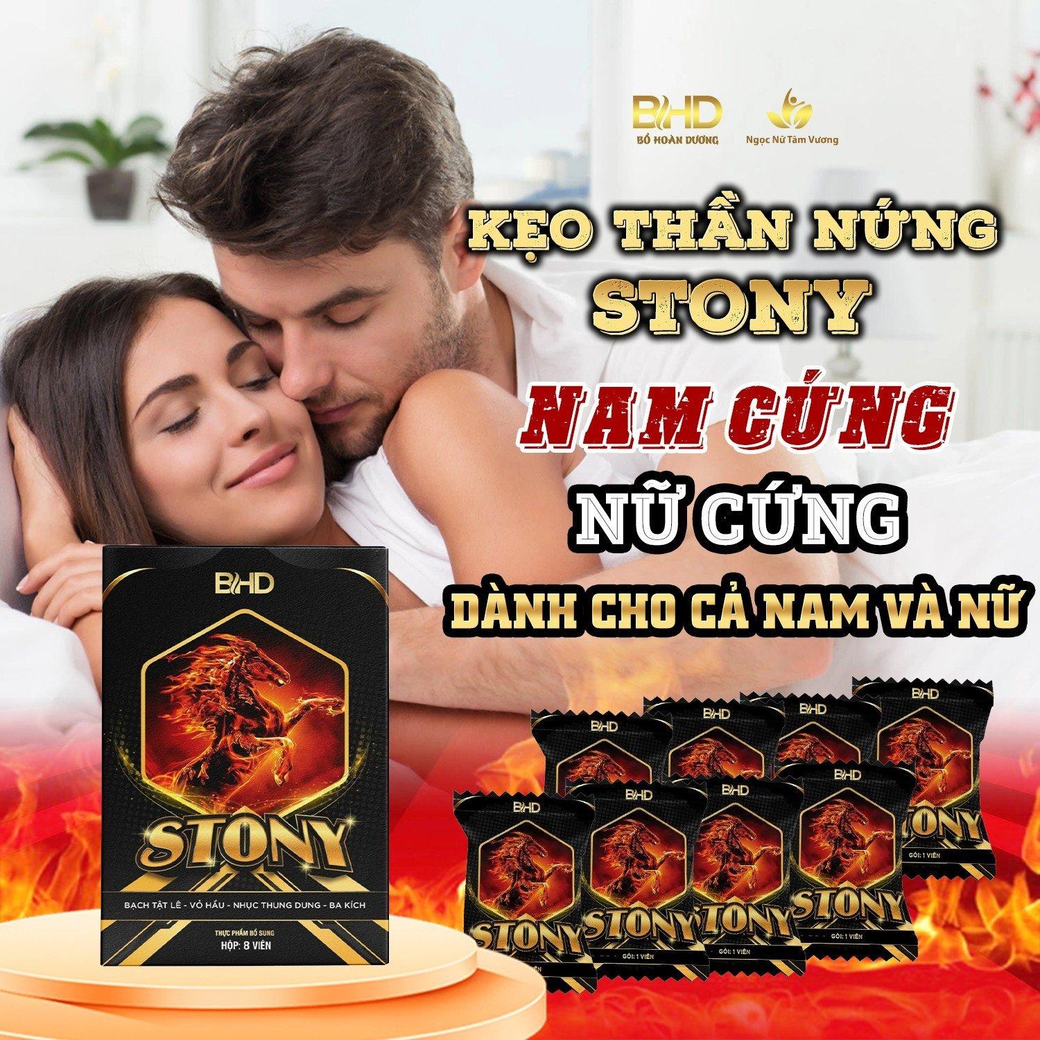 Kẹo Stony, Kẹo Ngậm Chính Hãng - Hộp 8 viên