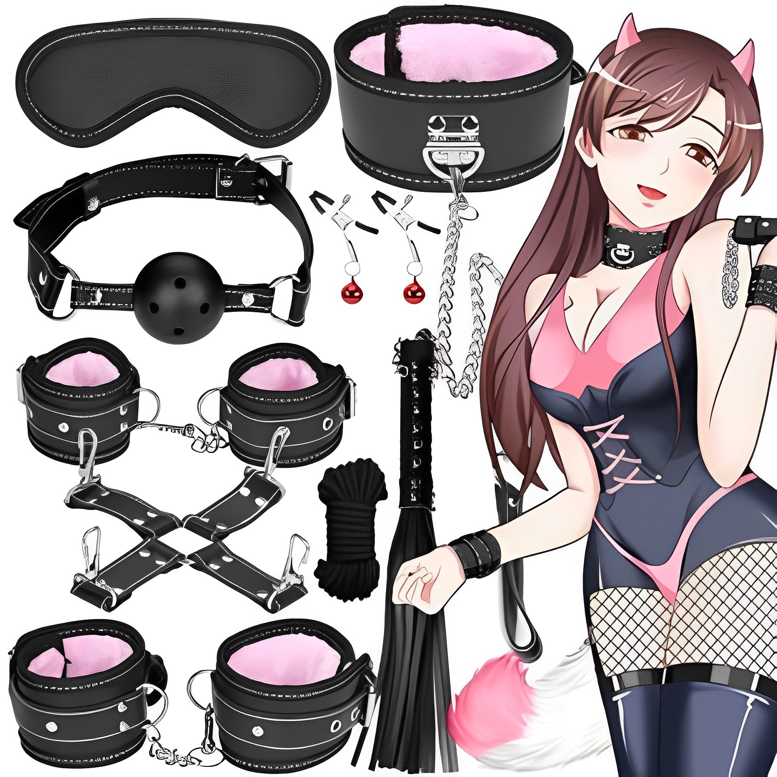 Đồ Chơi BDSM 50 Sắc Thái 10 Món