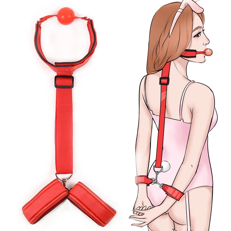 Set Đồ Chơi Bạo Dâm Khóa Tay và Bịt Miệng Siêu Phê