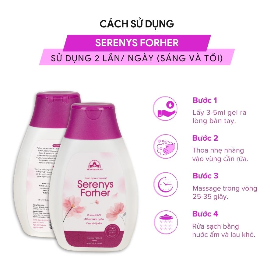 Dung Dịch Vệ Sinh Nữ Serenys ForHer 200ml