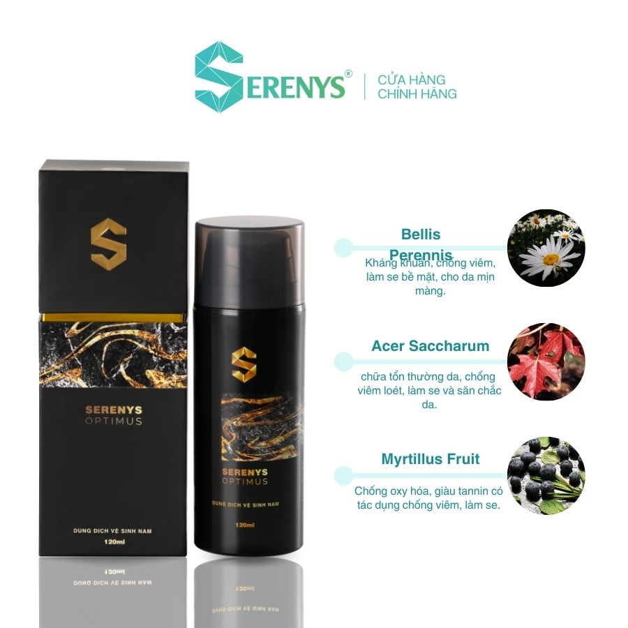 Dung Dịch Vệ Sinh Nam giới Serenys Optimus 120ml