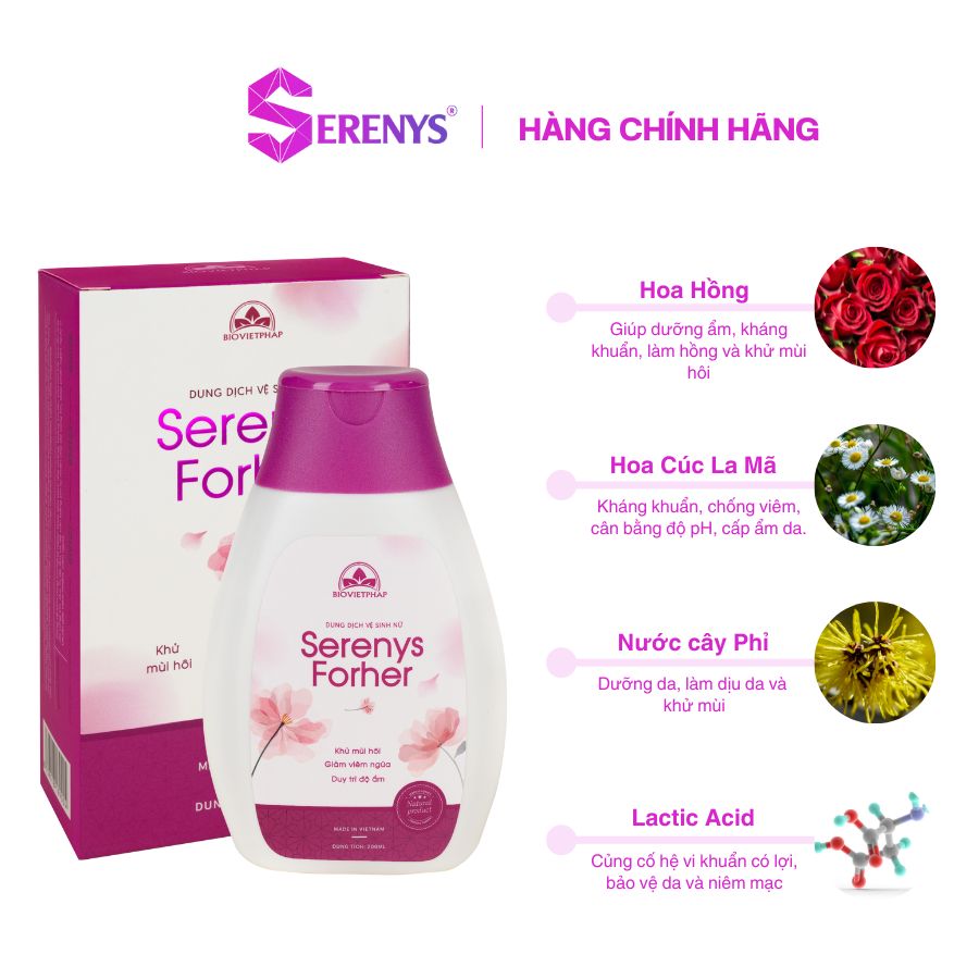 Dung Dịch Vệ Sinh Nữ Serenys ForHer 200ml