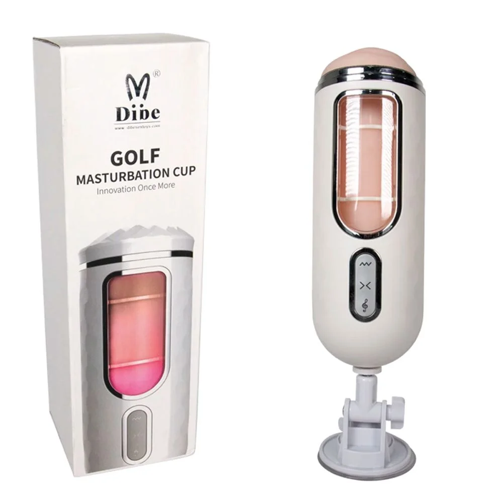 Âm Đạo Giả Dibe Golf Gắng Tường Rung Thụt Tự Động