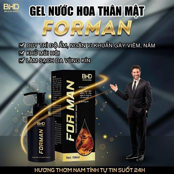 Dung Dịch Vệ Sinh Nam BDH ForMan 100ml