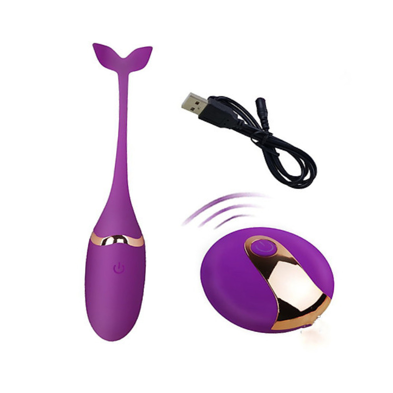 Trứng Rung Không Dây Cá Heo 10 Chế Độ Private Massager 17 Trung Rung Ca Heo Trung Rung Dieu Khien Tu Xa 15m 1