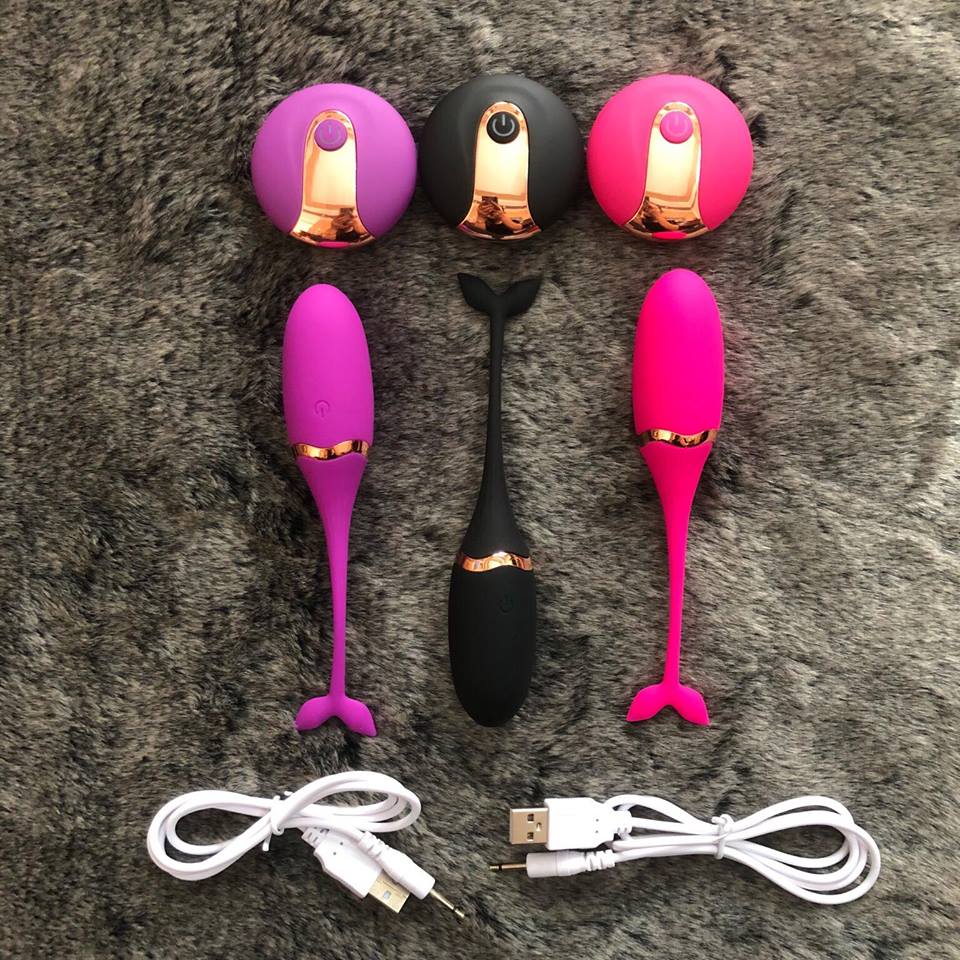 Trứng Rung Không Dây Cá Heo 10 Chế Độ Private Massager 4 Trứng Rung Không Dây Cá Heo 10 Chế Độ Private Massager