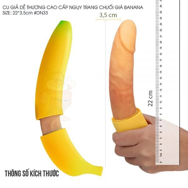 Dương Vật Giả Hình Trái Chuối Cao Cấp Moylan Banana 24 duong vat nguy trang trai chuoi co rung