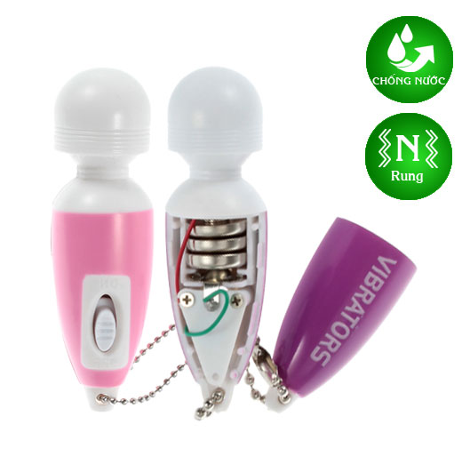 Chày Rung Mini Massage Ngụy Trang Móc Khóa 5 Chày Rung Mini Massage Ngụy Trang Móc Khóa