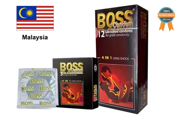 Bao Cao Su BOSS 4 in 1 Longshock 17 bao cao su boss 4in1 1