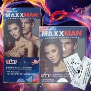 Bao Cao Su Maxman 6in1 + Tặng Kem Bôi Kéo Dài Thời Gian
