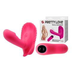 Dương Vật Giả Pettylove Fancy Clamshell Điều Khiển Từ Xa 30 Chế Độ Rung