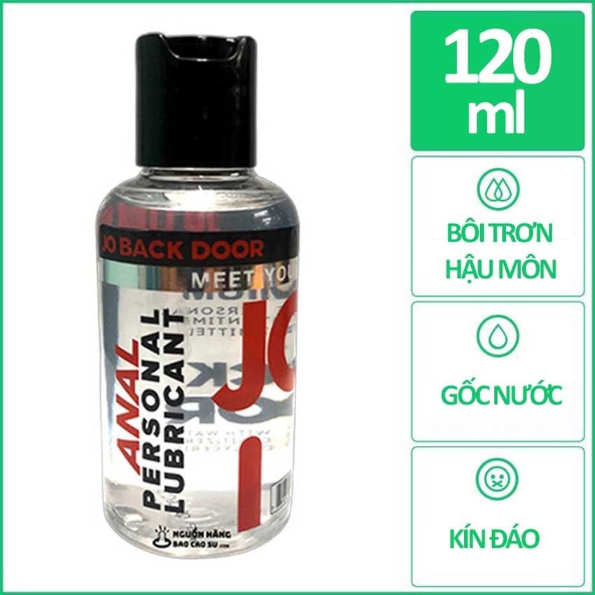 Gel Bôi Trơn Hậu Môn Jo Back Door 120ml 4 Gel Bôi Trơn Hậu Môn Jo Back Door 120ml