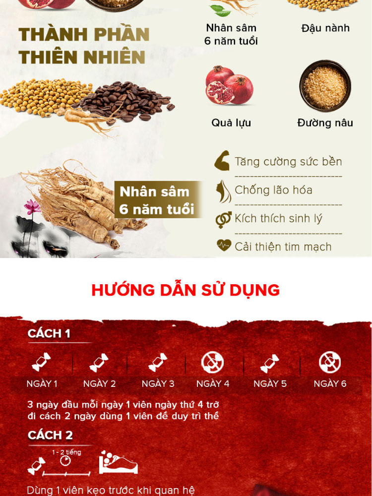 Kẹo Sâm Hamer Mỹ Chính Hãng USA 17 keo sam 2