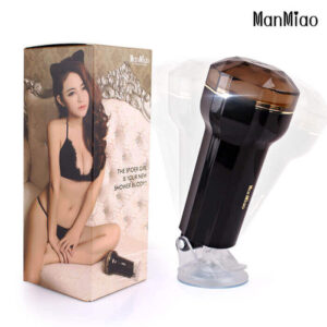 Âm Đạo Giả Cao Cấp Manmiao - Đèn Pin Rung Gắn Tường
