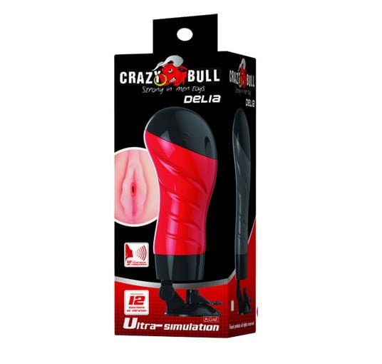 Âm Đạo Giả Đèn Pin Crazy Bull Flora Đỏ Có Đế 13 am dao gia cao cap crazy bull delia 07 1