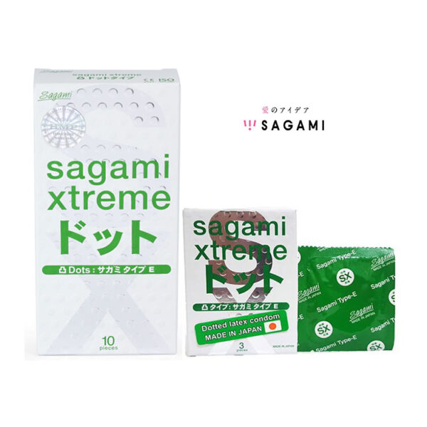 bao cao su sagami xtreme xanh