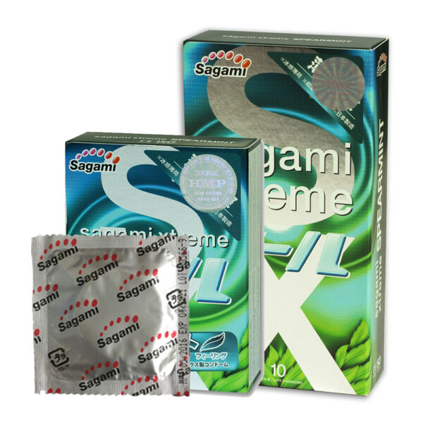 bao cao su sieu mong bac ha Sagami Xtreme Spearmint