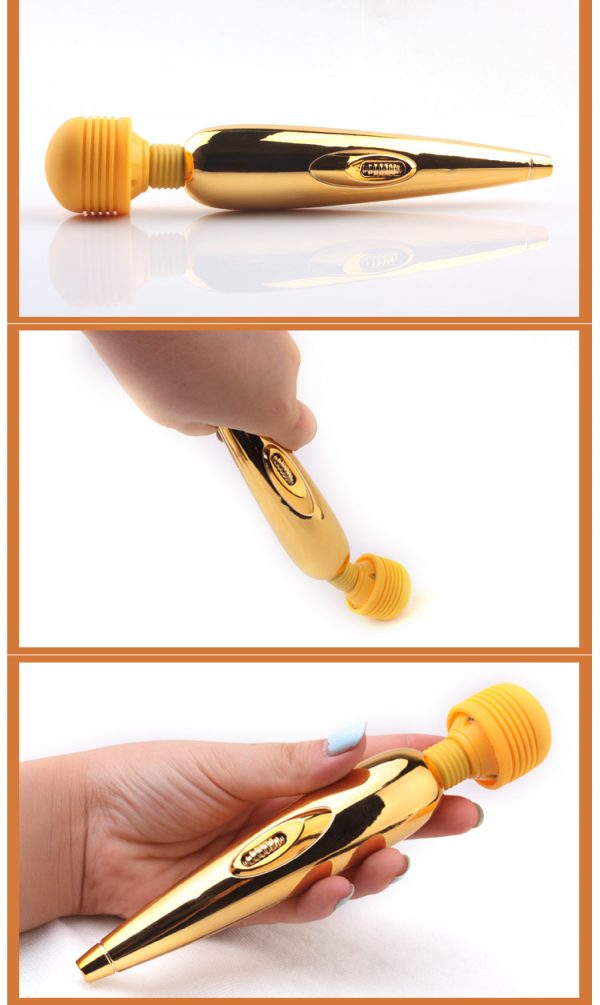 Máy Massage Điểm G Sạc Mạ Vàng Mini Massager Gold-Plated Luoge 7 chay rung av ma vang sang trong 11 e1586275965949