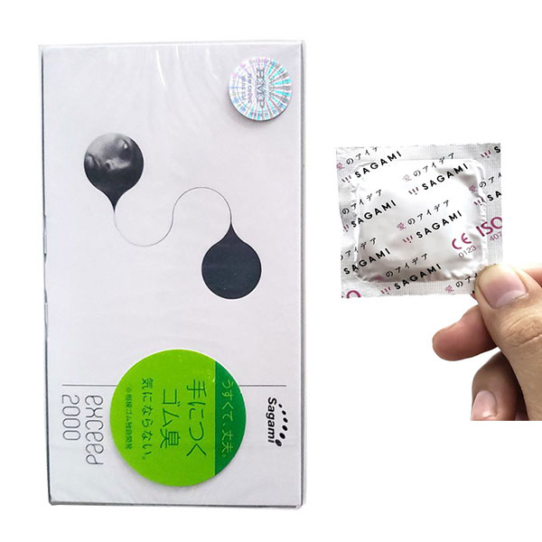 Bao Cao Su Sagami Exceed 2000 Siêu Mỏng 12s 1 Bao Cao Su Sagami Exceed 2000 Siêu Mỏng 12s