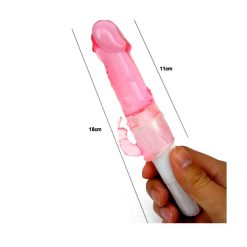 Dương Vật Giả 1 Pin Trong Suốt Shaki