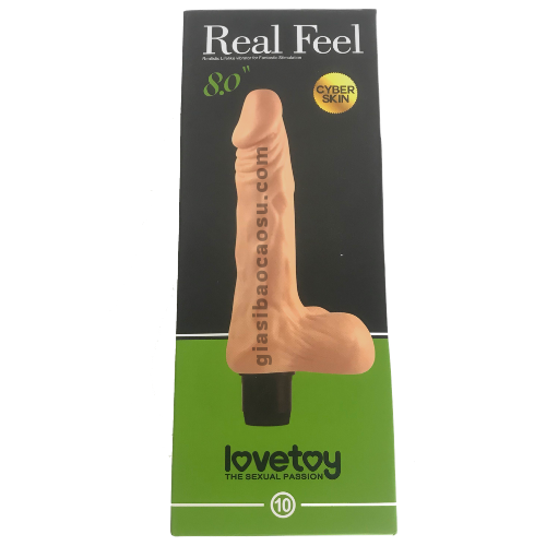 Dương Vật Giả Lovetoy Real Feel Rung Có Bìu 2 Dương Vật Giả Lovetoy Real Feel Rung Có Bìu