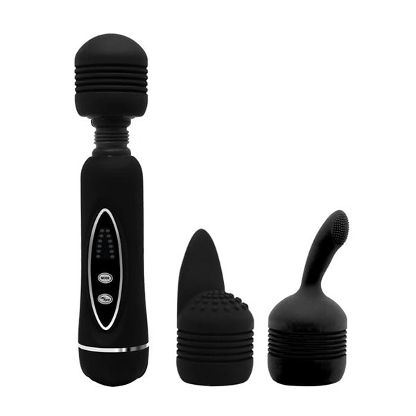 Máy Massage Đa Năng 3 Đầu Thay Thế, 20 Chế Độ Rung 2 Máy Massage Đa Năng 3 Đầu Thay Thế, 20 Chế Độ Rung