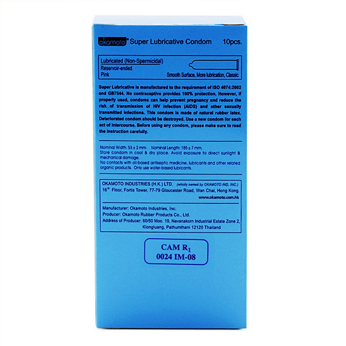 Bao Cao Su Okamoto Skinless Skin Super Lubricative 15 4547691689702sublabel