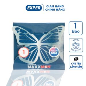 Bao Cao Su MAXXMEN 6in1 Siêu Mỏng Gân Gai Cổ Thắt Kéo Dài Thời Gian