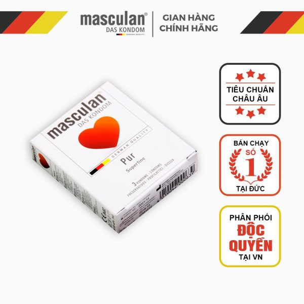 Bao Cao Su Masculan Pur 0.04mm – Siêu mỏng – Thơm – Thật 4 Bao Cao Su Masculan Pur 0.04mm – Siêu mỏng – Thơm – Thật