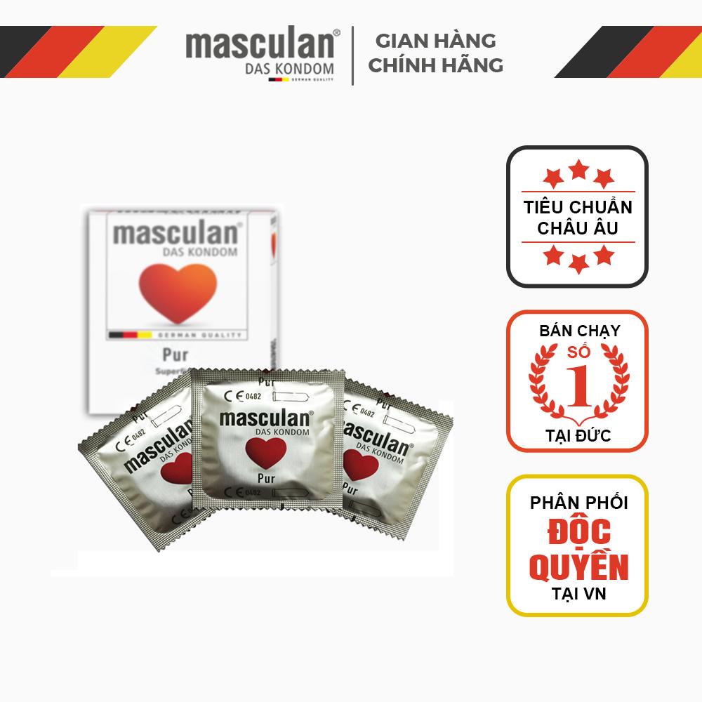 Bao Cao Su Masculan Pur 0.04mm – Siêu mỏng – Thơm – Thật 5 Bao Cao Su Masculan Pur 0.04mm – Siêu mỏng – Thơm – Thật