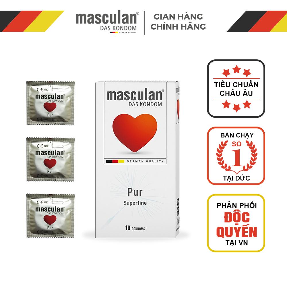 Bao Cao Su Masculan Pur 0.04mm – Siêu mỏng – Thơm – Thật 6 Bao Cao Su Masculan Pur 0.04mm – Siêu mỏng – Thơm – Thật