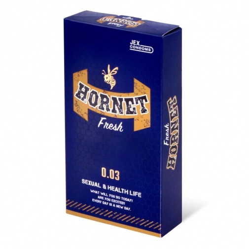 Bao Cao Su Jex Hornet Fresh 0.03 Siêu Mỏng, Nhiều Gel, Hương Bạc Hà 8s 4 Bao Cao Su Jex Hornet Fresh 0.03 Siêu Mỏng, Nhiều Gel, Hương Bạc Hà 8s