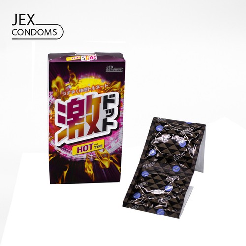Bao Cao Su Jex Hot Type Siêu Mỏng Siêu Gai 8s 5 Bao Cao Su Jex Hot Type Siêu Mỏng Siêu Gai 8s
