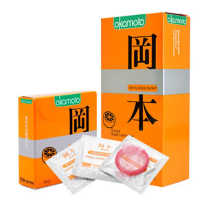 bao cao su okamoto orange huong cam tuoi ngot ngaoi