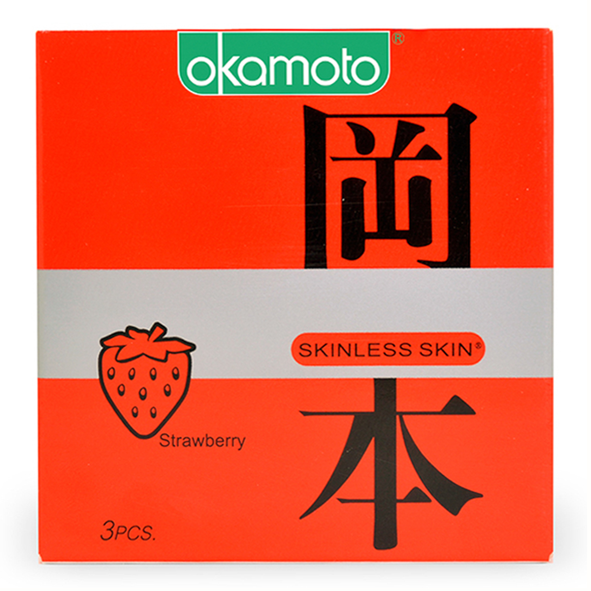 Dùng bao cao su hương trái cây mang lại cảm giác mới mẻ thế nào? 9 bao cao su okamoto skinless skin strawberry huong dau hop 3 cai 1